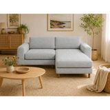 Rolivs 220X180 Modüler L Köşe Koltuk Takımı Kadife Kumaş Ay Taşı Gri - Ay Taşı - Gri - 220x180 / Kadife / R401