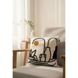 Rolivs Contour Dekoratif Kırlent 47X47 Cm Fermuarlı Yıkanabilir (2100)