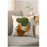 Rolivs Honra Dekoratif Kırlent 47X47 Cm Fermuarlı Yıkanabilir (Nk2616)