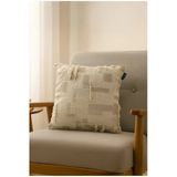 Rolivs Sessiz Kum Dekoratif Kırlent 47X47 Cm Fermuarlı Yıkanabilir (2101)