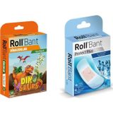 Roll Bant Dinazorlar Yara Bandı 12 Adet + Protect Plus Su Geçirmez Yara Bandı 10Lu
