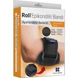 Roll Epikondilit Bandı Tenisçi Dirsek Bandı Ayarlanabilir Bedenli Siyah Renkli Kullanım Mevsimi