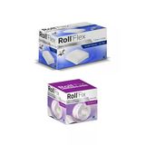 Roll Flex Steril Gaz Kompres Gazlı Bez Spanç 7.5cm X 7.5cm 100 Adet Fix 5cm X 5mt