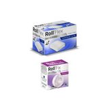 Roll FLEX Steril Gaz Kompres Gazlı Bez Spanç 7.5cm x 7.5cm 100'lü + Tıbbi Esnek Flaster 2.5cm x 5mt