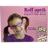 Roll Kapatıcı Göz Bandı Kız - Optik Kapatıcı Göz Bandı Kız Çocuk (3 Desenli) 100 Adet