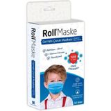 Roll Maske Cerrahi Erkek Çocuk Maskesi 10 Adet
