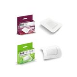 Roll Por 5Cm X 7.2Cm Yara Pedi 10 Adet + Roll Film Pedli 5Cm X 7.2Cm Yara Örtüsü Su Geçirmez 10 Adet