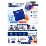 Roll Sıcak Soğuk Kompres Jel Pedi Termojel Buz Torbası Kas ve Eklem Desteği 11x11 cm