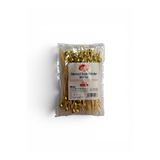 Roll-Up Dekoratif Bambu Kürdan Gold Top 50 Adet - 12 cm Kokteyl Ve Parti Kürdanı