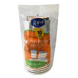Roll-Up Karton Kahve Bardağı 8 Oz 10'Lu (7'Li Paket)