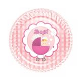 Roll Up Kız Bebek 23 cm Karton Tabak