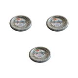Roll-Up Kullan At Renkli Gri Parti Davet Plastik Tabak - 22 Cm. - 25 Adetlik 3 Paket
