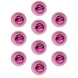 Roll-Up Kullan At Renkli Pembe Parti Davet Plastik Tabak - 22 Cm. - 25 Adetlik 10 Paket