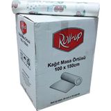 Roll-Up Laminelli Zeytin Desenli Tek Kullanımlık Rulo Kağıt Masa Örtüsü 100 x 15 cm 016 Yaprak/rulo