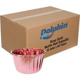 Roll-Up Muffin-Kek Kapsülü Rose Gold 25 Adet x 60 Paket-Koli | Cupcake Kalıbı, Kağıt Muffin Kapsülü, Kek Kalıbı, Muffin Cup