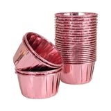 Roll-Up Muffin-Kek Kapsülü Rose Gold 25 Adet
