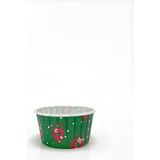 Roll-Up Muffin Kek Kapsülü Yeşil Desenli Büyük Boy 50li | Cupcake Kalıbı, Kağıt Muffin Kapsülü, Kek Kalıbı, Muffin Cup