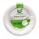 Roll-Up Nature Ekolojik Karton Kağıt Parti Tek Kullanımlık Tabak - 22 Cm. - 25 Adetlik 1 Paket
