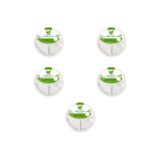 Roll-up Nature Ekolojik Karton Kağıt Tek Kullanımlık 3 Bölmeli Tabak - 26 Cm. - 50 Adetlik 5 Paket