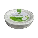 Roll-Up Nature Ekolojik Karton Kağıt Tek Kullanımlık Oval Tabak - 20x26 Cm. - 50 Adetlik 1 Paket