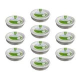 Roll-Up Nature Ekolojik Karton Kağıt Tek Kullanımlık Oval Tabak - 20x26 Cm. - 50 Adetlik 10 Paket