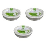 Roll-up Nature Ekolojik Karton Kağıt Tek Kullanımlık Oval Tabak - 20x26 Cm. - 50 Adetlik 3 Paket