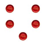 Roll-Up Parti Doğum Günü Işıltılı Kırmızı Party Yazılı Karton Tabak - 22 Cm. - 8 Adetlik 5 Paket