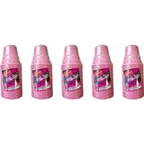Roll-Up Party Dreams Parti Davet Piknik Renkli Plastik Sert Mika Bardak - Pembe - 25'Li 5 Paket