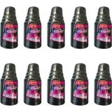 Roll-Up Party Dreams Parti Davet Piknik Renkli Plastik Sert Mika Bardak - Siyah - 25'Li 10 Paket
