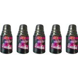 Roll-Up Party Dreams Parti Davet Piknik Renkli Plastik Sert Mika Bardak - Siyah - 25'Li 5 Paket