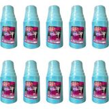 Roll-Up Party Dreams Parti Davet Piknik Renkli Plastik Sert Mika Bardak - Turkuaz - 25'Li 10 Paket