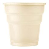 Roll-Up Plastik Meşrubat Bardağı Krem 7 oz 25 Adet