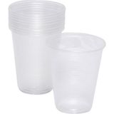Roll-Up Plastik Şeffaf Bardak 10'Lu 180 Cc 3 Adet