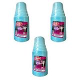 Roll-Up Roll-up Party Dreams Parti Davet Piknik Renkli Plastik Sert Mika Bardak - Turkuaz - 25'li 3 Paket