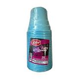 Roll-Up Roll-up Party Dreams Parti Davet Piknik Renkli Plastik Sert Mika Bardak - Turkuaz - 25'li Paket