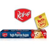 Roll-Up Yağlı Pişirme Kağıdı Kesilmiş 16 Yaprak 42 x 37 cm - 3 KUTU