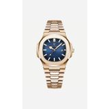 Rollas&Co Caspien Gold Erkek Kol Saati Takvimli 40mm Şık Klasik 3 ATM Suya Dayanıklı