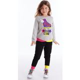 Roller Star Kız Çocuk Kışlık T-shirt Pantolon Takım