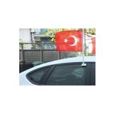 ROLLEYS Flamalı Araç Konvoy Türk Bayrağı 30 X 45 - 100 Adet