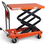 Rolwal 350 kg Çift Makaslı Kalıp Taşıma Arabası Yük Platformu