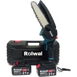 Rolwal Profesyonel 21V 2.0AH Şarjlı Dal Budama Testeresi 15 cm