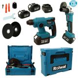 Rolwal Şarjlı Hilti-Şarjlı Taşlama 2'li Set 21 V 4,0 Ah