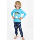 Roly Poly 2357 Totally Jawsome Turkuaz Erkek Çocuk Uzun Kol Pijama Takımı