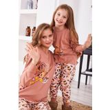 Roly Poly 2960 Leopard Kadın Uzun Kol Pijama Takım