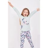 Roly Poly 2960 Leopard Kız Çocuk Uzun Kol Pijama Takım