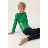 Roly Poly 3338 Pamuklu Uzun Kollu Erkek Çocuk Pijama Takımı