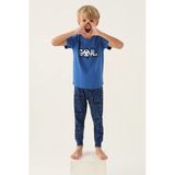 Roly Poly 3344 Pamuklu Kısa Kollu Erkek Garson Pijama Takımı