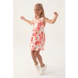 Roly Poly 3393-3 Kız Çocuk Çiçekli Elbise
