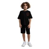 ROLY POLY 3575-G ERKEK ÇOCUK BERMUDA TAKIM SİYAH 9-10