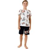 Roly Poly Erkek Çocuk Bej Şortlu Pijama Takımı 3731-2 - 5 - 6 Yaş